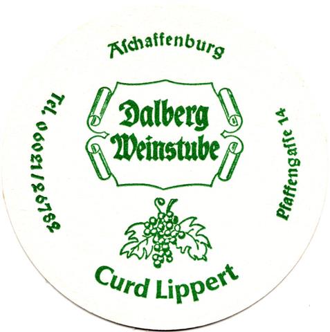 aschaffenburg ab-by dalberg 1a (rund215-dalberg weinstube-grn) 